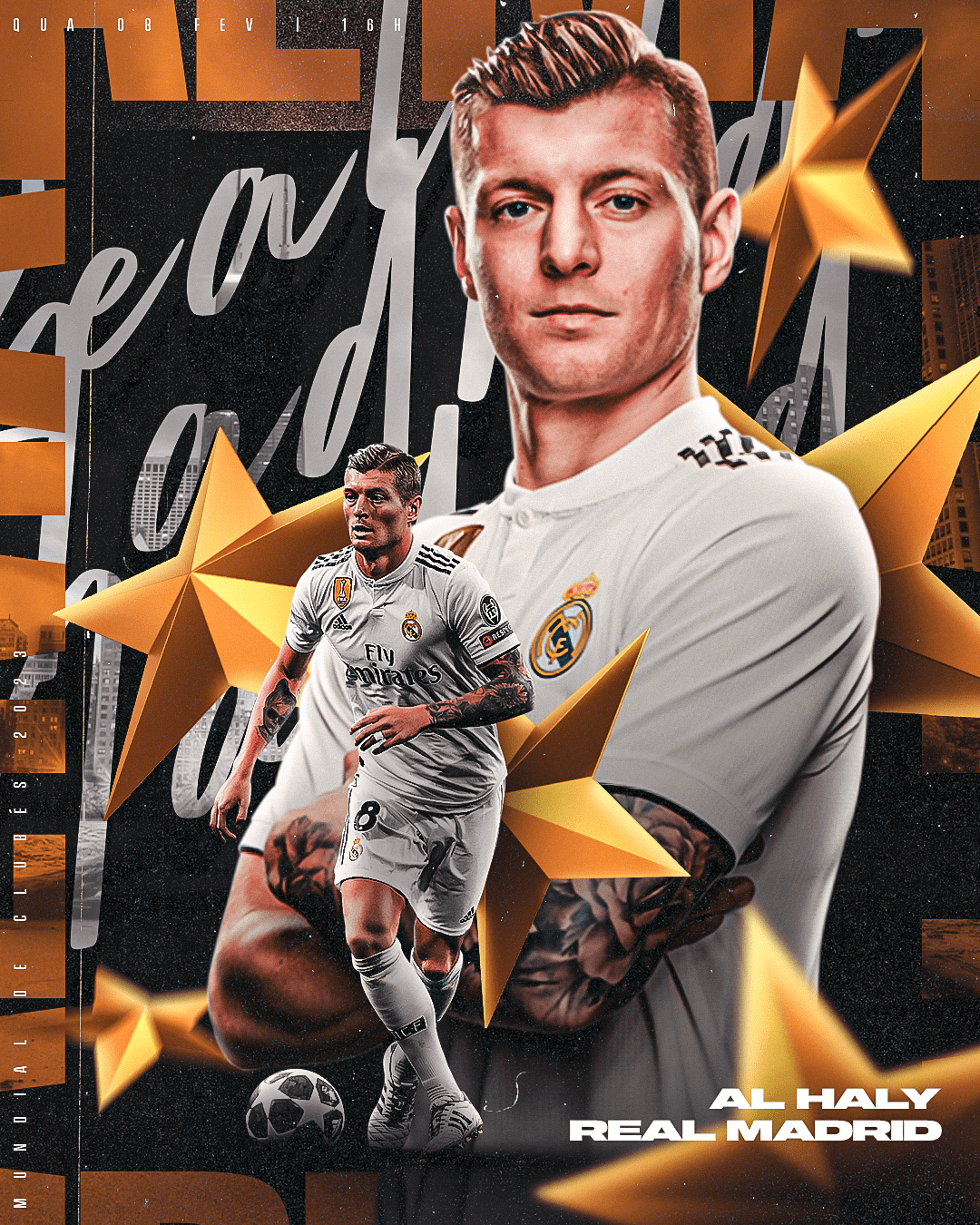 KIT ÍDOLO Toni Kroos | Home Real Madrid CF 18/19 + Patchs