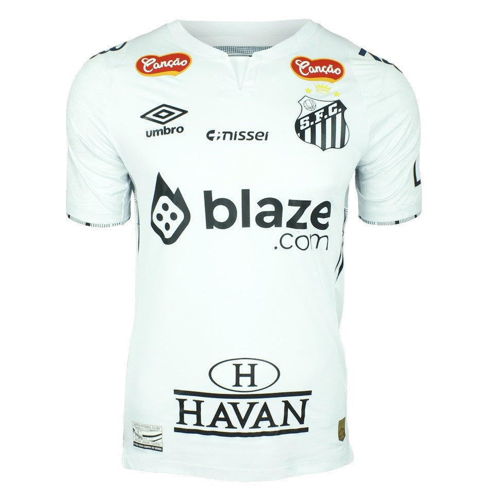 Camisa Santos Home 2025 (Versão Torcedor) - Todos Patrocínios